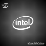Intel Logo Sticker